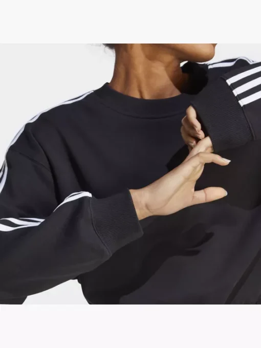 Adidas Essentials 3-Streifen Crop Sweatshirt – Bild 3